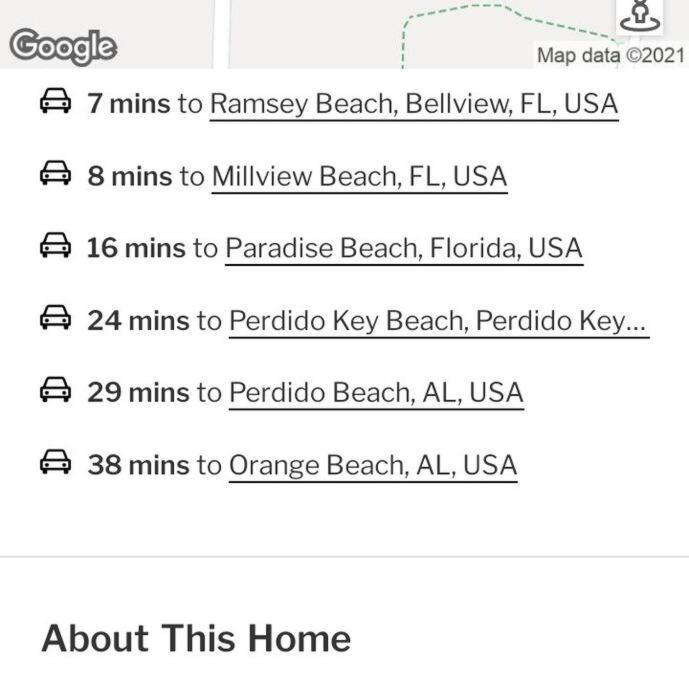 D'S Florida/Alabama Vacation Home 彭萨科拉 外观 照片
